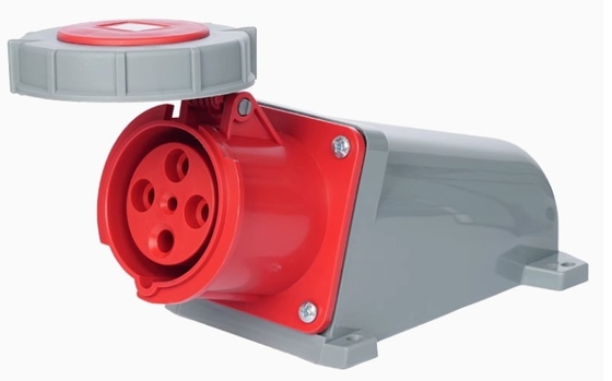 4 Steckdosen 63A IP67 Wasserdichte Steckdose 3pin 4in 5pin Sichtbare und versteckte Steckdosen