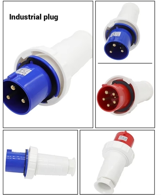 5X63 125A industrielle wasserdichte Steckdosen und Steckdosen 3-Pin 4-Pin 380V-415V wasserdichte Steckdosen